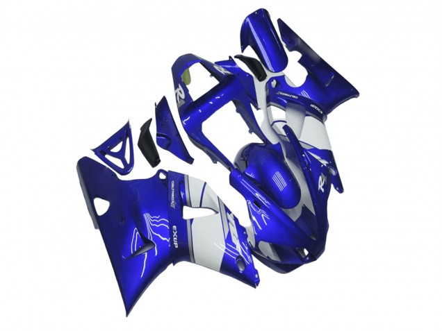 2000-2001 Blue White Yamaha YZF R1 Motorcycle Fairing UK