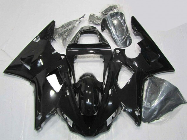 2000-2001 Glossy Black Yamaha YZF R1 Motorcycle Fairings UK