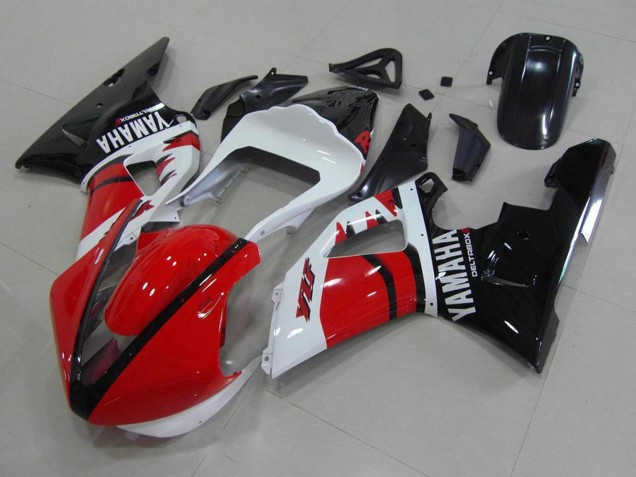2000-2001 Red White Glossy Black Racing Version Yamaha YZF R1 Motorcycle Fairings UK