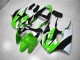 2000-2002 Green White Black Kawasaki ZX6R Motorcycle Fairing Kits UK