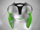 2000-2002 Green White Black Kawasaki ZX6R Motorcycle Fairing Kits UK