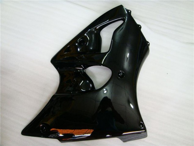 2000-2002 Glossy Black Kawasaki ZX6R Motorcycle Fairings UK