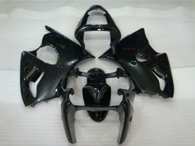 2000-2002 Glossy Black Kawasaki ZX6R Motorcycle Fairings UK