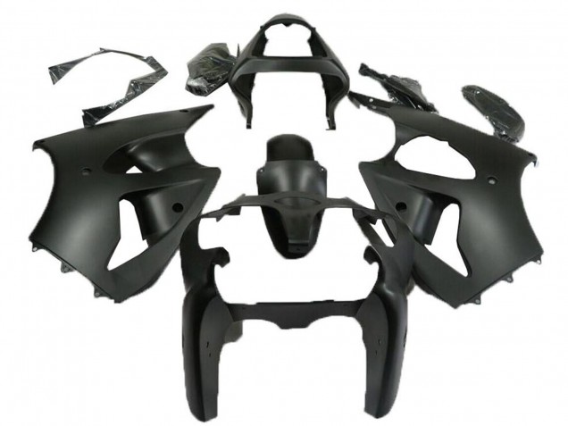 2000-2002 Matte Black Kawasaki ZX6R Motorcycle Fairings UK