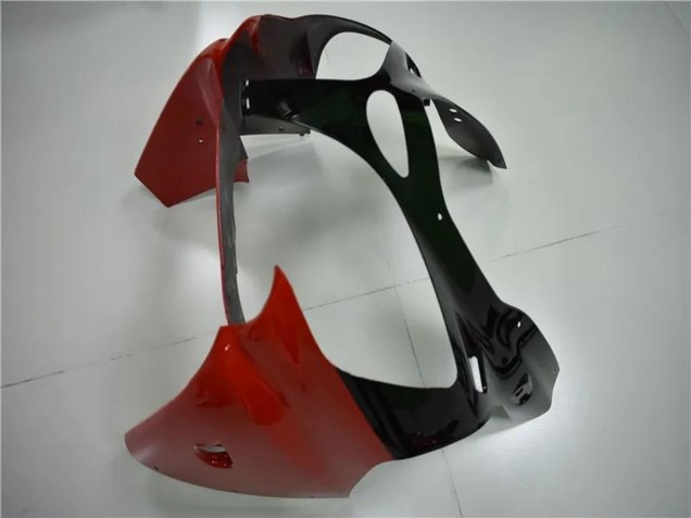 2000-2002 White Red Glossy Black Kawasaki ZX6R Motorcycle Fairings UK
