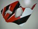 2000-2002 White Red Glossy Black Kawasaki ZX6R Motorcycle Fairings UK