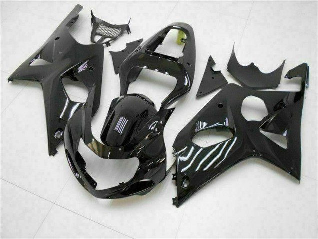 2000-2002 Glossy Black Suzuki GSXR 1000 Motorcycle Fairings UK