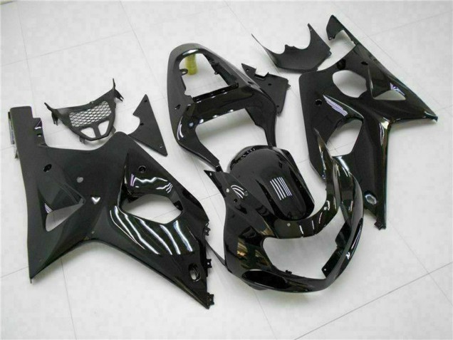2000-2002 Glossy Black Suzuki GSXR 1000 Motorcycle Fairings UK