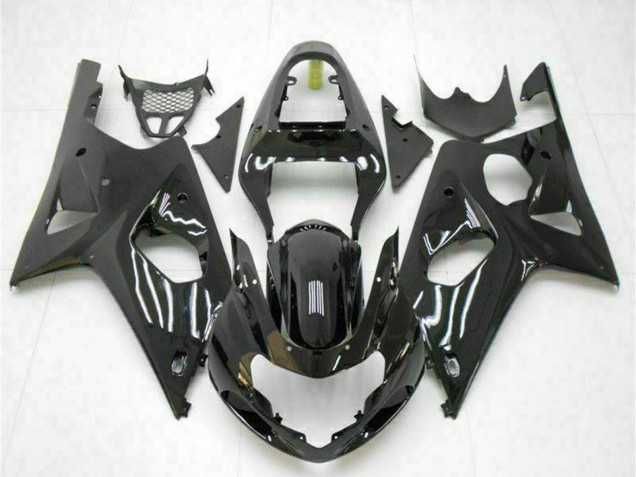 2000-2002 Glossy Black Suzuki GSXR 1000 Motorcycle Fairings UK