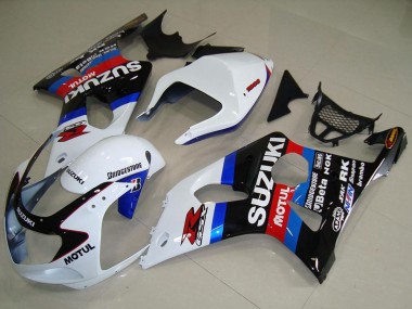 Buy 2000-2002 White Blue Black Red Motul Suzuki GSXR 1000 Motorcycle Fairings UK