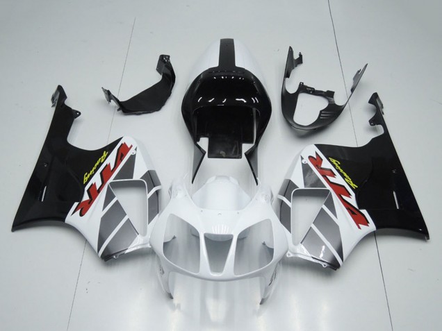 2000-2006 White Glossy Black Honda VTR1000 Motorcycle Fairings UK