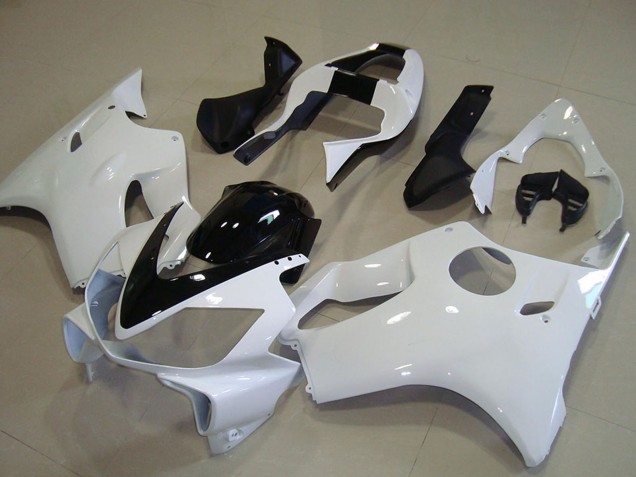 2001-2003 White Glossy Black Honda CBR600 F4i Motorcycle Fairing UK
