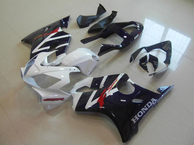 2001-2003 White Glossy Black F Sport Honda CBR600 F4i Motorcycle Fairings UK