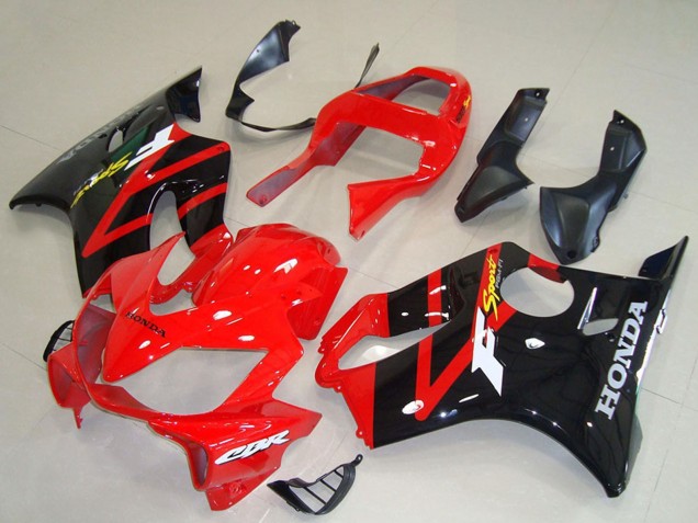 2001-2003 Red Glossy Black Honda CBR600 F4i Motorcycle Fairing UK