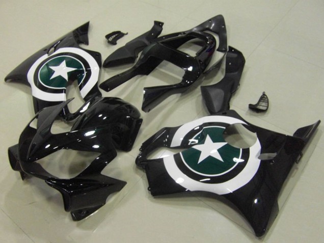 2001-2003 White Glossy Black Star Honda CBR600 F4i Motorcycle Fairings UK