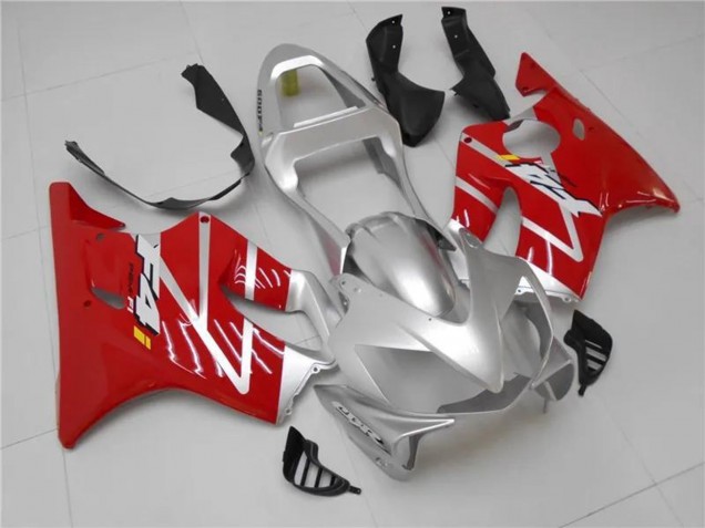 2001-2003 Silver Red Honda CBR600 F4i Motorcycle Fairings Kits UK