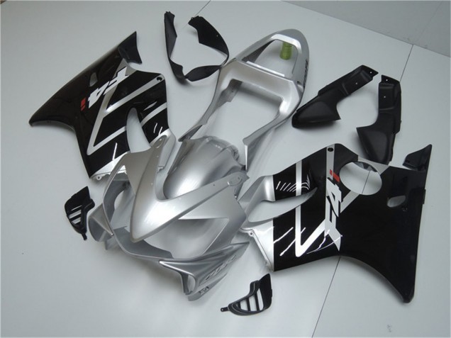 2001-2003 Silver Glossy Black Honda CBR600 F4i Motorcycle Fairing UK