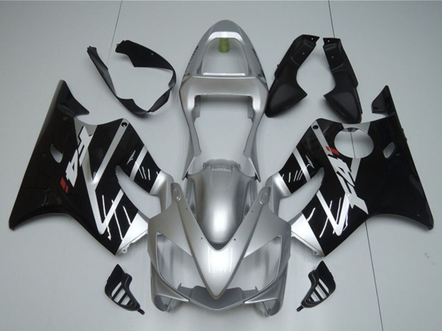 2001-2003 Silver Glossy Black Honda CBR600 F4i Motorcycle Fairing UK