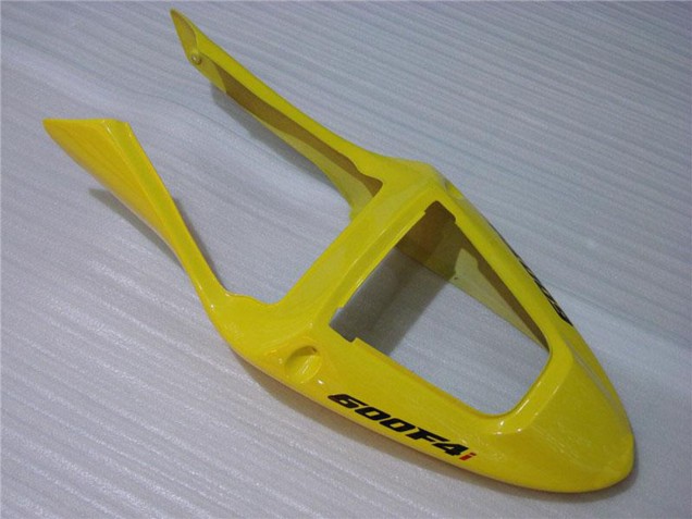 2001-2003 Yellow Glossy Black Honda CBR600 F4i Motorcycle Fairing UK