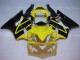 2001-2003 Yellow Glossy Black Honda CBR600 F4i Motorcycle Fairing UK