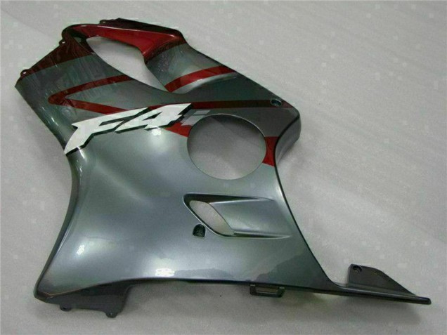 2001-2003 Silver Red Honda CBR600 F4i Motorcycle Fairing Kits UK