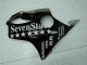 2001-2003 Glossy Black Silver SevenStars Honda CBR600 F4i Motorcycle Fairings UK