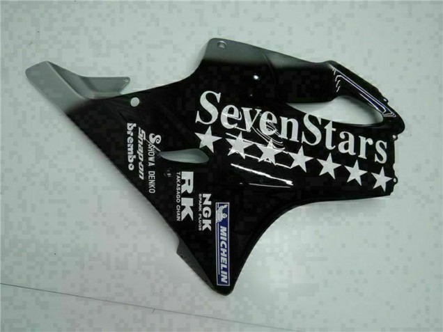 2001-2003 Glossy Black Silver SevenStars Honda CBR600 F4i Motorcycle Fairings UK