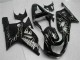 2001-2003 Glossy Black Silver Flame Suzuki GSXR 600/750 Motorcycle Fairings UK
