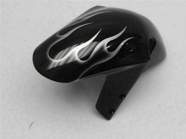 2001-2003 Glossy Black Silver Flame Suzuki GSXR 600/750 Motorcycle Fairings UK