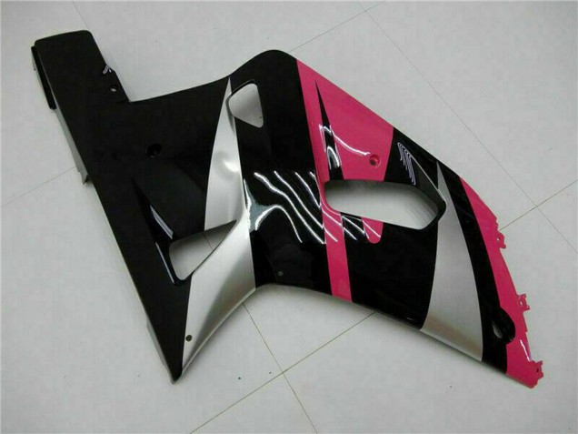 2001-2003 Pink Silver Glossy Black Suzuki GSXR 600/750 Motorcycle Fairings UK