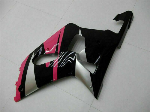2001-2003 Pink Silver Glossy Black Suzuki GSXR 600/750 Motorcycle Fairings UK