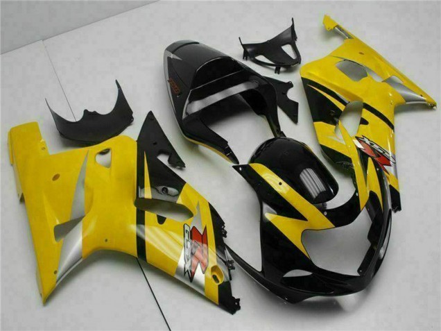 2001-2003 Yellow Black Suzuki GSXR 600/750 Motorcycle Fairings UK