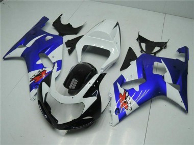Buy 2001-2003 White Blue Black Suzuki GSXR 600/750 Motorcycle Fairings UK