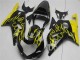 2001-2003 Glossy Black Yellow Flame Suzuki GSXR 600/750 Motorcycle Fairings UK