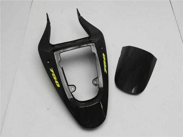 2001-2003 Glossy Black Yellow Flame Suzuki GSXR 600/750 Motorcycle Fairings UK