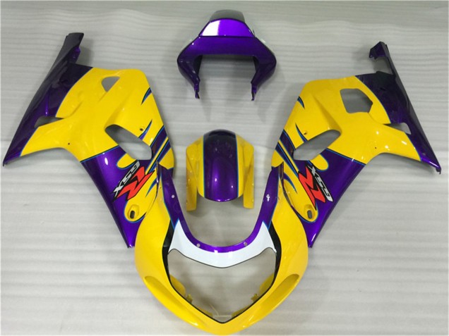 2001-2003 Yellow Purple Suzuki GSXR 600/750 Motorcycle Fairings UK
