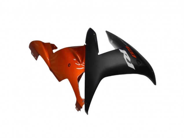 2002-2003 Orange Matte Black Yamaha YZF R1 Motorcycle Fairings UK