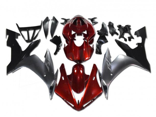 2002-2003 Red Silver Black Yamaha YZF R1 Motorcycle Fairings UK