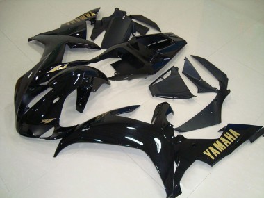 Buy 2002-2003 Glossy Black Gold Decals Yamaha YZF R1 Motorcycle Fairings UK