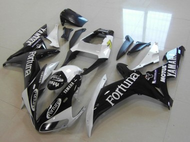 Buy 2002-2003 White Glossy Black Fortuna Motul Yamaha YZF R1 Motorcycle Fairings UK