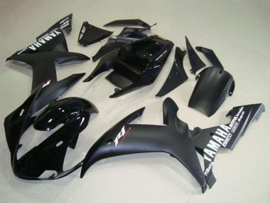 Buy 2002-2003 Glossy Black Matte Black White Decals Yamaha YZF R1 Motorcycle Fairings UK
