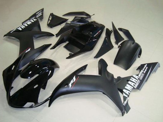 2002-2003 Glossy Black Matte Black White Decals Yamaha YZF R1 Motorcycle Fairings UK