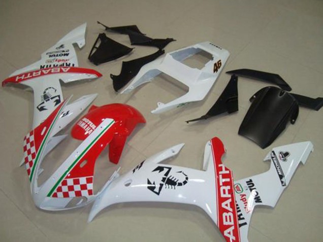 2002-2003 White Red Green Abarth Motul Michelin Yamaha YZF R1 Motorcycle Fairings UK