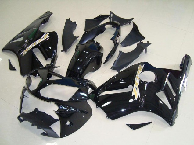 2002-2006 Glossy Black Kawasaki ZX12R Motorcycle Fairing Kits UK