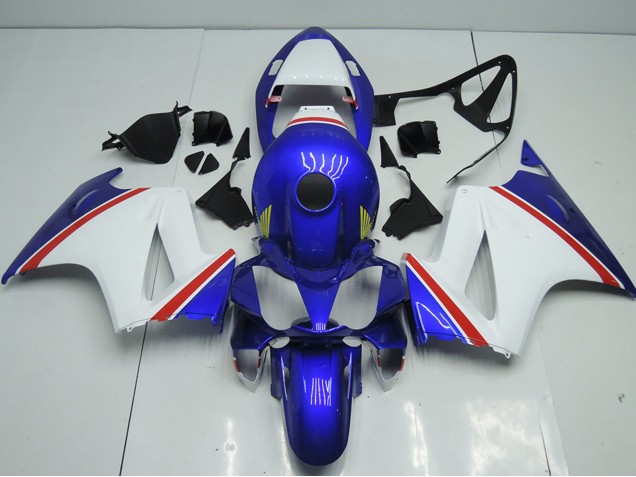 2002-2013 White Blue Red Honda VFR 800 Motorcycle Fairings UK