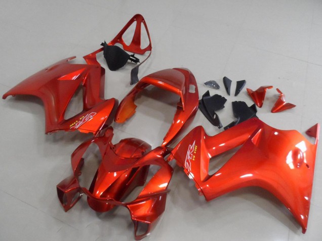 2002-2013 Orange Honda VFR 800 Motorcycle Fairings UK