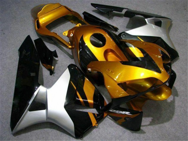 2003-2004 Silver Gold Glossy Black Honda CBR600RR Motorcycle Fairing UK