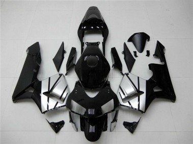 Buy 2003-2004 Silver Glossy Black Stripe Honda CBR600RR Motorcycle Fairings UK