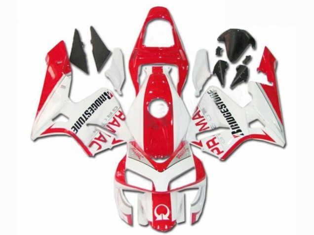 2003-2004 White Red Pramac Bridgestone Honda CBR600RR Motorcycle Fairings UK