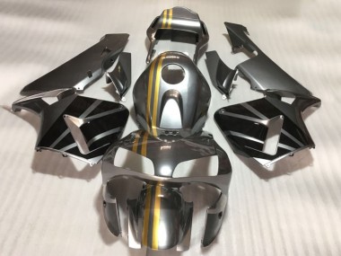 Buy 2003-2004 Silver Gold Glossy Black Honda CBR600RR Motorcycle Fairings UK
